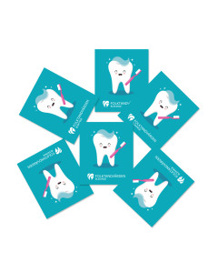 Klistermärken FTV, 50-pack